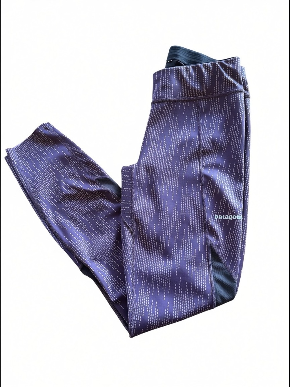Patagonia Women’s Leggings Purple Print High Rise Yoga Pants S